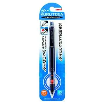 Uni Mechanical Pencil Kurutoga Pipe Slide Model 0.5mm, Black Body (M54521P.24)