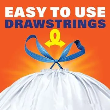 Hefty Strong Tall Kitchen Trash Bags 13 Gallon 90 Count