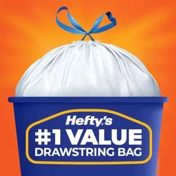 Hefty Strong Tall Kitchen Trash Bags 13 Gallon 90 Count
