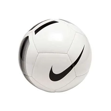 Nike Unisex's Pitch Team Soccer Ball Football Training, White/Black, 5