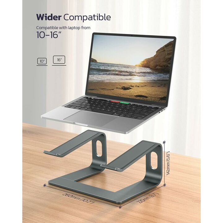 Nulaxy Ergonomic Laptop Stand for 10-15.6" Laptops