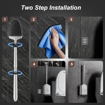 Sellemer Toilet Brush Set - Modern Cleaning Made Easy