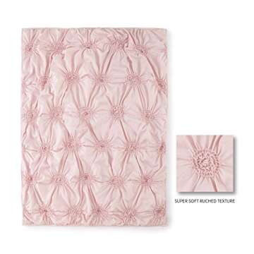 Levtex Baby Willow Toddler Bed Set - Enchanting Pink Floral 5-Piece Set