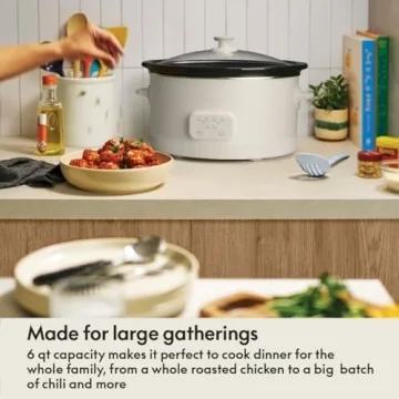Bella 6.0 Qt Programmable Slow Cooker with Nonstick