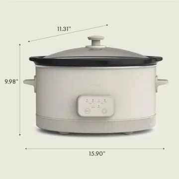 Bella 6.0 Qt Programmable Slow Cooker with Nonstick