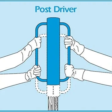 MTB SUPPLY Fence Post Driver with Handle for T-Posts