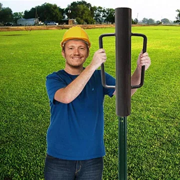MTB SUPPLY Fence Post Driver with Handle for T-Posts