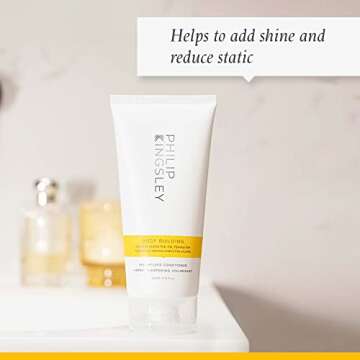 Philip Kingsley Body-Building Weightless Conditioner Volumizing for Fine Limp Flat Flyaway Short Hair Thickener Hydrates Adds Volume Lifts and Shine, 6.76 oz