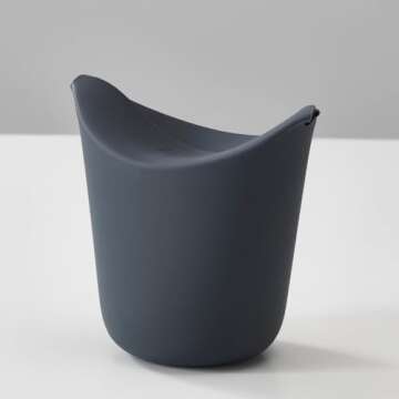 Joseph Joseph M-Cuisine Microwave Popcorn Popper Maker Single Serve Portion Silicone Food Safe, 2-piece, Multicolored