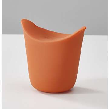 Joseph Joseph M-Cuisine Microwave Popcorn Popper Maker Single Serve Portion Silicone Food Safe, 2-piece, Multicolored