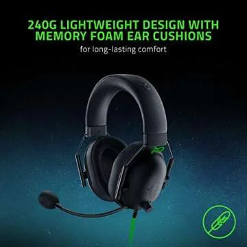 Razer BlackShark V2 X Headset - Immersive Sound & Comfort