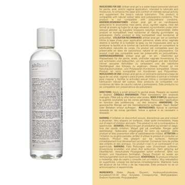 Shibari Premium Lubricant, Personal Lube for Women, Men, and Couples (8 Fl Oz (Pack of 1), Triton Anal Gel)