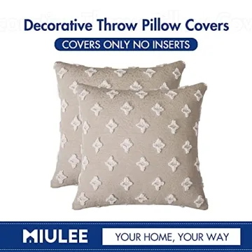Elegant MIULEE Decorative Pillow Covers for any Living Space