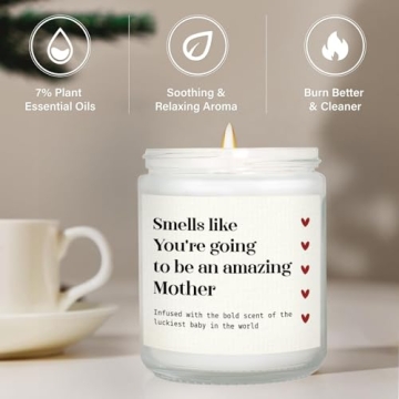 GiltGlimmer New Mom Lavender Scented Candle for Moms
