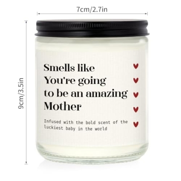 GiltGlimmer New Mom Lavender Scented Candle for Moms