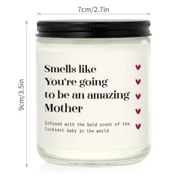 GiltGlimmer New Mom Lavender Scented Candle for Moms