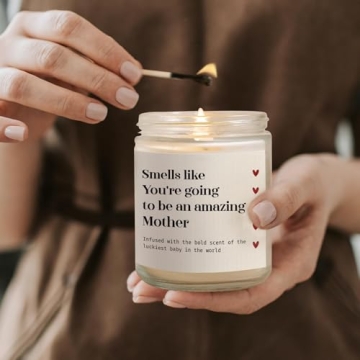 GiltGlimmer New Mom Lavender Scented Candle for Moms