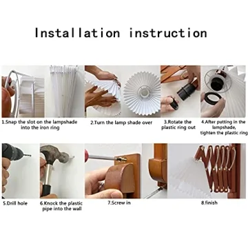 PEAUARL Adjustable Wall Sconce for Bedroom and Living Room