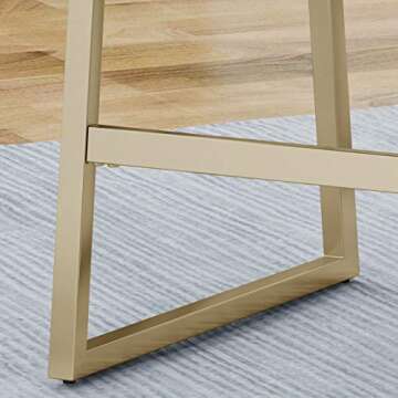 GDFStudio Lexi Velvet Barstools - Luxurious & Durable Set of 2