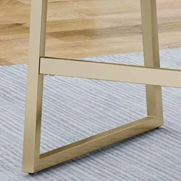 GDFStudio Lexi Velvet Barstools - Luxurious & Durable Set of 2