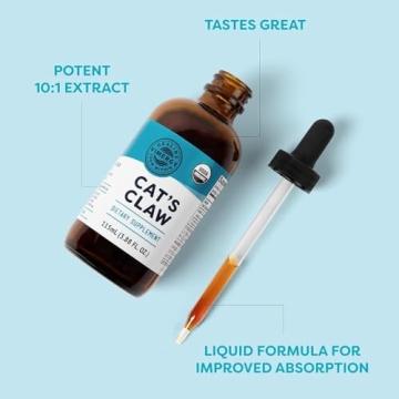 Vimergy Organic Cat’s Claw Liquid – Immune Support & Antioxidants