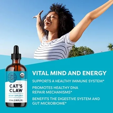 Vimergy Organic Cat’s Claw Liquid – Immune Support & Antioxidants