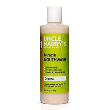 Uncle Harry's Natural Alkalizing Miracle Mouthwash - Fresh Breath & pH Balance