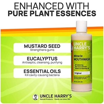 Natural Alkalizing Mouthwash for Fresh Breath & Oral Health