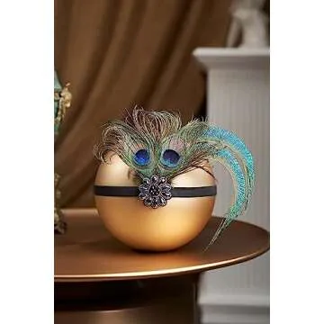 BABEYOND 1920s Flapper Accessories Gatsby Costume Accessories Set 20s Flapper Headband Pearl Necklace Gloves Plastic Holder