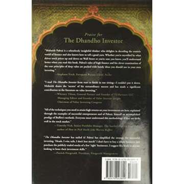 The Dhandho Investor: The Low-Risk Value Method to High Returns