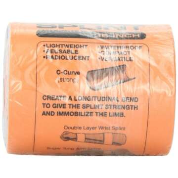SAM Rolled Splint 36", Orange/Blue