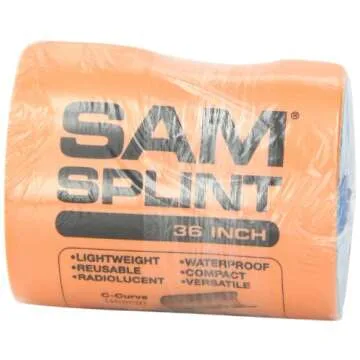 SAM Rolled Splint 36", Orange/Blue