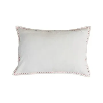 Creative Co-Op Embroidered Cotton Lumbar Pillow
