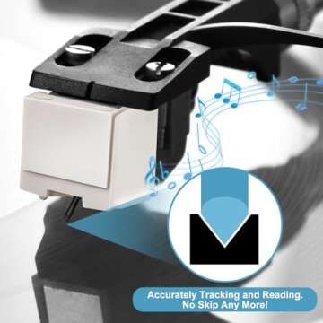 Top Replacement Stylus for ATN3600 ATN3600L Turntables