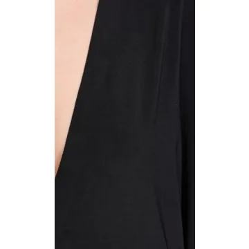 Norma Kamali Dolman V Neck Fishtail Gown