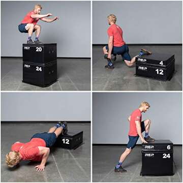 Rep Foam Soft Plyo Box - Safe and Stable for Plyometric Workouts