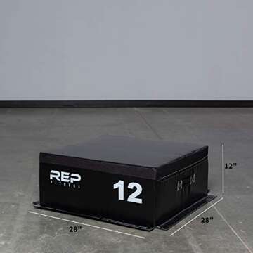 Rep Foam Soft Plyo Box for Fitness Training - 12 inch