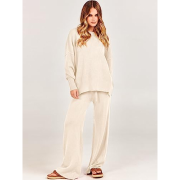 Shop ANRABESS Women's 2 Piece Sweatsuit for Comfort