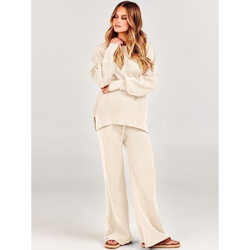 Shop ANRABESS Women's 2 Piece Sweatsuit for Comfort