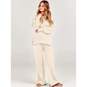 Shop ANRABESS Women's 2 Piece Sweatsuit for Comfort