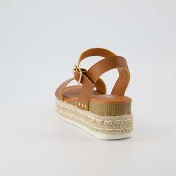 Stylish CUSHIONAIRE Espadrille Wedge Sandal for Women