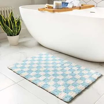 Banilla Extra Soft Microfiber Bathroom Rugs - Non Slip & Absorbent