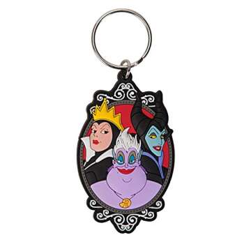 Disney Villians Group PVC Bag Clip, 3"