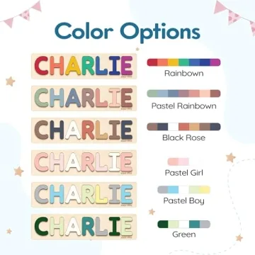 KaloToys Personalized Name Puzzle for Toddlers 1-3