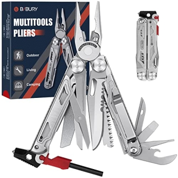 BIBURY 22-in-1 Multitool Pliers for Outdoor Survival