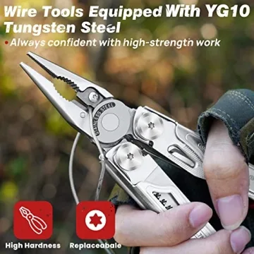 BIBURY 22-in-1 Multitool Pliers for Outdoor Survival