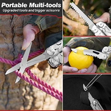 BIBURY 22-in-1 Multitool Pliers for Outdoor Survival