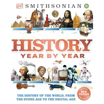 DK Children's World History Book Year by Year - A Visual Journey Through Time