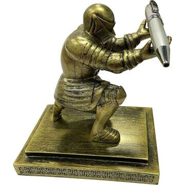 Ofiedx Knight Pen Holder - Personalized Home Office Decor