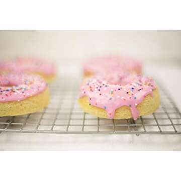 USA Pan Half Sheet Nonstick Roasting and Cooling Rack, Set of 2